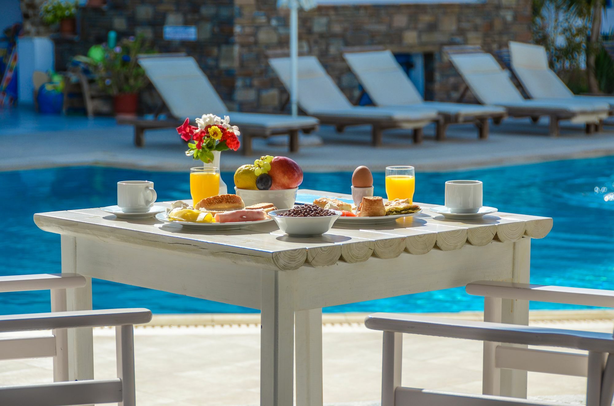 Agios Prokopios Hotel Bagian luar foto